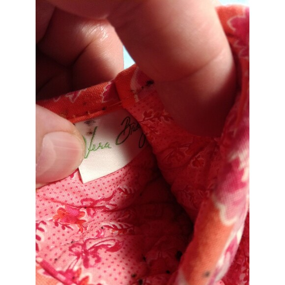 Vera Bradley quilted eyeglasse soft case pink - Picture 3 of 3